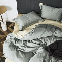 将图片加载到图库查看器,Simple 100 horses cotton four-piece pure cotton bedding sheet