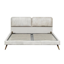 将图片加载到图库查看器,Urban Modern Minimalist Leather Bed Designer Furniture