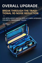将图片加载到图库查看器,F9-5 New TWS Bluetooth V5.0 9D Stereo wireless sport waterproof Headset Smartphone