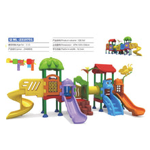 将图片加载到图库查看器，Luxurious all-plastic slide kindergarten community children&#39;s indoor amusement facilities large outdoor climbing
