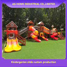 Carregar imagem no visualizador da galeria, Custom outdoor playground equipment wood playground
