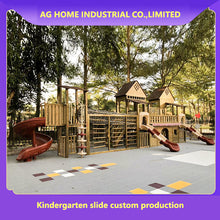 Carregar imagem no visualizador da galeria, Custom outdoor playground equipment wood playground
