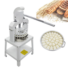 将图片加载到图库查看器，Hand Press Dough Cutting Machine Hydraulic Dough Dividing Machine Dough Scraper Pizza Dou
