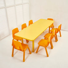 Cargar imagen en el visor de la galería, Kindergarten Furniture Set Little Baby Plastic Study Kids Party Table and Chairs Set for Children
