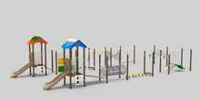 将图片加载到图库查看器，Monle Park Exercise Equipment Community Gym Facility Outdoor Fitness Equipment
