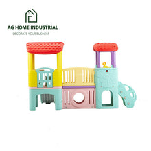 Cargar imagen en el visor de la galería, Best Playhouse with Child Slide Ladder Plastic Slide Kids Colorful Slides Indoor Playground
