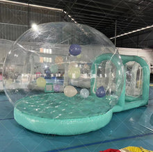 将图片加载到图库查看器，Ball pool commercial inflatable Bubble House for kid big cheap bounce house jumper bouncy jump castle
