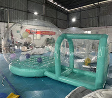 将图片加载到图库查看器，Ball pool commercial inflatable Bubble House for kid big cheap bounce house jumper bouncy jump castle
