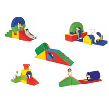 将图片加载到图库查看器，Indoor Play Equipment Kids Soft Play Set Children Soft Climber Set Eco-friendly Foam Toys Soft Play Area
