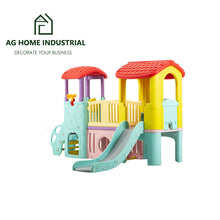 将图片加载到图库查看器，Best Playhouse with Child Slide Ladder Plastic Slide Kids Colorful Slides Indoor Playground
