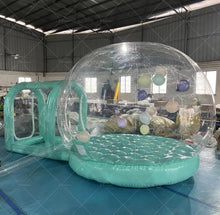 将图片加载到图库查看器，Ball pool commercial inflatable Bubble House for kid big cheap bounce house jumper bouncy jump castle
