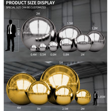 Charger l&#39;image dans la galerie, Hanging inflatable mirror ball mirror balloon giant mirror sphere for decoration sealed gold/silver ball big shiny ball
