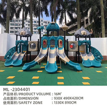 Cargar imagen en el visor de la galería, Outdoor slide large plastic combination kindergarten community climbing frame children&#39;s indoor amusement facilities
