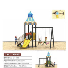 Cargar imagen en el visor de la galería, Outdoor slide large plastic combination kindergarten community climbing frame children&#39;s indoor amusement facilities
