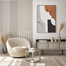 Cargar imagen en el visor de la galería, Simple modern abstract brush background wall painting
