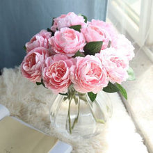 Cargar imagen en el visor de la galería, Home decoration wedding bouquets single head peony flower
