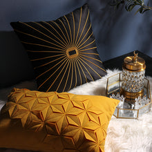 Cargar imagen en el visor de la galería, Embroidered light luxury sofa cushion and pillowcase
