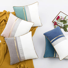 Cargar imagen en el visor de la galería, Modern light luxury model house pillowcase
