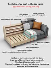 Carregar imagem no visualizador da galeria, Nordic technology cloth three-proof simple sofa
