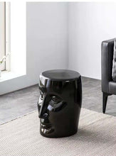 Charger l&#39;image dans la galerie, modern design furniture face ceramic stool
