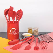 Cargar imagen en el visor de la galería, Kitchenware tube full package silicone kitchenware 10-piece set
