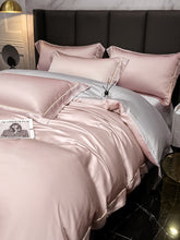 Charger l&#39;image dans la galerie, 100s double-sided Tencel four-piece ice silk bedding
