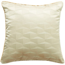 Cargar imagen en el visor de la galería, Light luxury three-dimensional geometric jacquard yarn-dyed gold silk pillowcase
