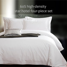 Cargar imagen en el visor de la galería, Hotel four-piece bedding 80S 100%cotton customization
