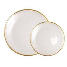 将图片加载到图库查看器，Electroplating glass tableware fruit plate flat cake plate
