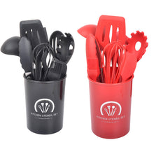 将图片加载到图库查看器，Kitchenware tube full package silicone kitchenware 10-piece set
