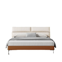 Carregar imagem no visualizador da galeria, Minimalist master genuine leather modern bed
