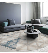 将图片加载到图库查看器，Nordic living room sofa coffee table round carpet
