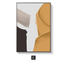 Cargar imagen en el visor de la galería, Simple modern abstract brush background wall painting
