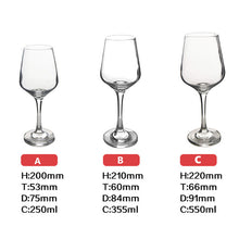 Cargar imagen en el visor de la galería, Thickened business glass red wine glass goblet glass
