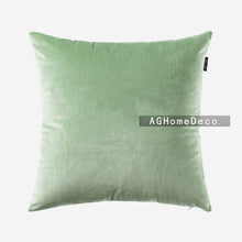 将图片加载到图库查看器，Velvet simple pure color pillow cushion pillowcase
