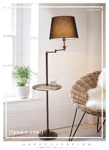 Cargar imagen en el visor de la galería, Modern LED living room storage tray floor lamp
