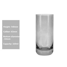 将图片加载到图库查看器，Glass cup household cup milk cup simple cup large capacity water cup
