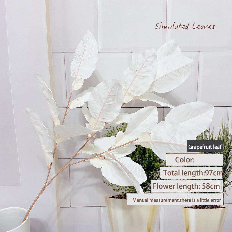 Simulation pomelo leaf wedding decorative flower