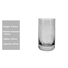 将图片加载到图库查看器，Glass cup household cup milk cup simple cup large capacity water cup
