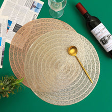 Cargar imagen en el visor de la galería, PVC hollow non-slip decorative soft table placemat
