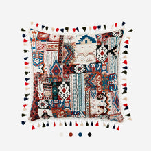 将图片加载到图库查看器，Kilim Ethnic style Moroccan embroidery unique floral pillowcase
