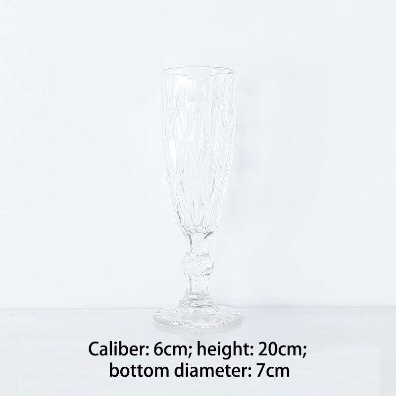 Diamond Color Champagne Beer Cocktail Glass Wine Glass Goblet Juice Glass