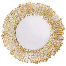 Charger l&#39;image dans la galerie, Creative tree pattern glass fruit plate golden plating plate wedding plate
