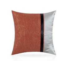 将图片加载到图库查看器，Light luxury orange jacquard pillow home soft cushion
