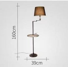 Cargar imagen en el visor de la galería, Modern LED living room storage tray floor lamp
