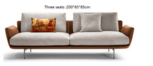 Charger l&#39;image dans la galerie, Modern minimalist ins corner light luxury three-seat down sofa
