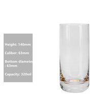 将图片加载到图库查看器，Glass cup household cup milk cup simple cup large capacity water cup
