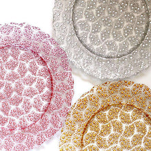 Cargar imagen en el visor de la galería, Bubble Raindrop glass plate wedding hotel tableware fruit plate mat
