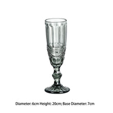 将图片加载到图库查看器，Snake pattern color champagne cocktail glass red wine oblet juice glass
