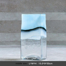 将图片加载到图库查看器，Luxury glass vase living decoration hydroponic plant flower vase
